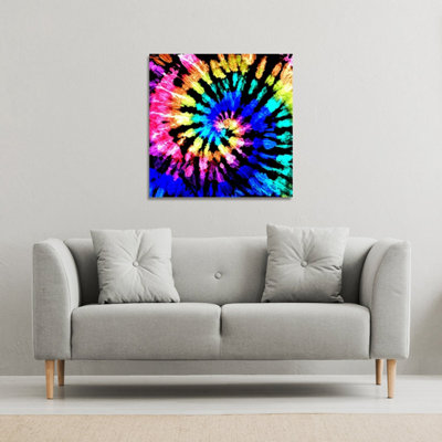 Andrew Lee Tie Dye Pattern (Canvas Print) / 101 X 101 X 4Cm