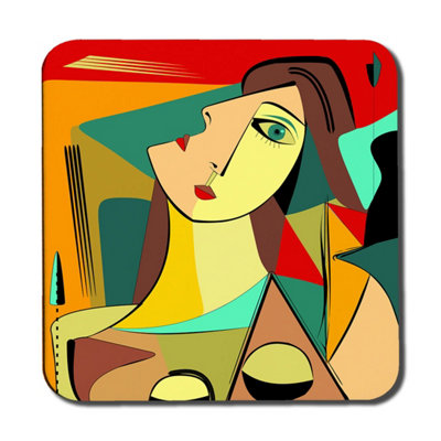 Andrew Lee Abstract Portrait (Coaster) / Default Title from B&Q