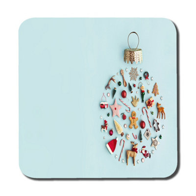 Andrew Lee Christmas Objects Laid Out (Coaster) / Default Title from B&Q