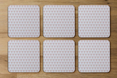 Andrew Lee Pink Triangles (Coaster) / Default Title from B&Q