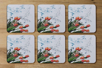 Andrew Lee Flowers On Marble (Coaster) / Default Title from B&Q