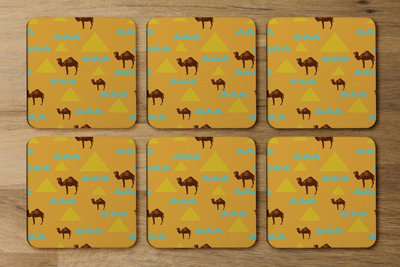 Andrew Lee Seamless Pattern With Camels (Coaster) / Default Title from B&Q