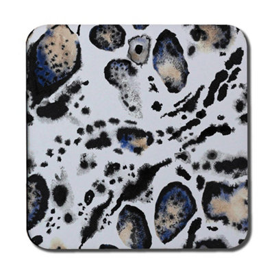 Andrew Lee Leopard Print With Blue (Coaster) / Default Title from B&Q