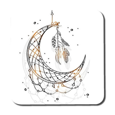 B&Q -  Dream Catcher With Crescent Moon (Coaster) / Default Title