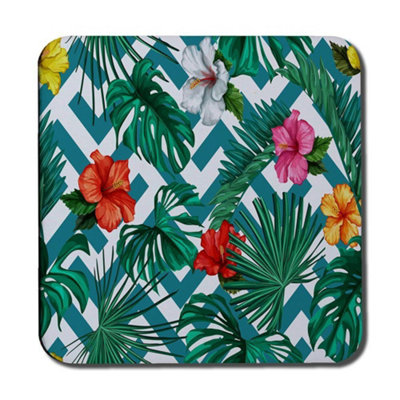 Andrew Lee Tropical Leaves & Geometrics (Coaster) / Default Title from B&Q