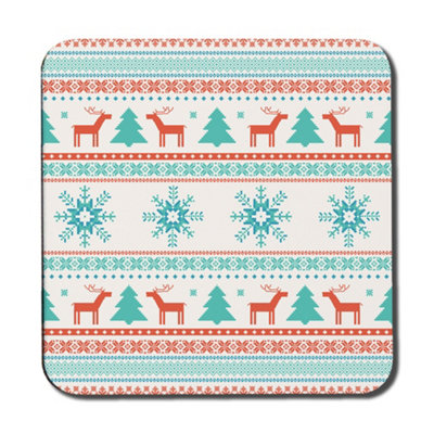 B&Q -  Christmas Traditional Knitted (Coaster) / Default Title
