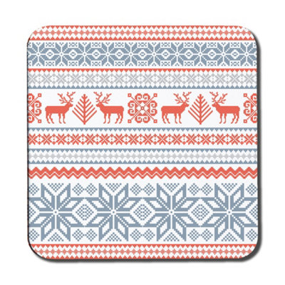 Andrew Lee Christmas Background With Deer (Coaster) / Default Title from B&Q