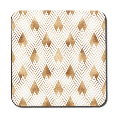 Andrew Lee Golden Geometric Shapes (Coaster) / Default Title from B&Q