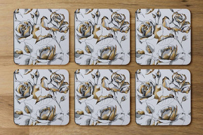 Andrew Lee Golden Roses (Coaster) / Default Title from B&Q
