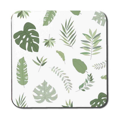 Andrew Lee Exotic Tropical Plants Coaster Set / Default Title from B&Q