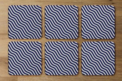 Andrew Lee Wavey Lines (Coaster) / Default Title from B&Q