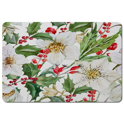 Andrew Lee Watercolour Christmas Pattern (Placemat) / Default Title from B&Q