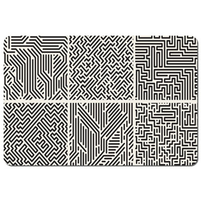B&Q -  Striped Geometric Patterns (Placemat) / Default Title