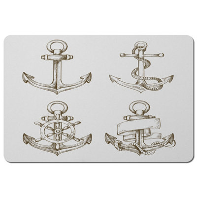 Andrew Lee Drawn Anchors (Placemat) / Default Title from B&Q