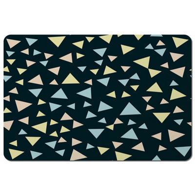 Andrew Lee Yellow & Blue Triangles (Placemat) / Default Title from B&Q