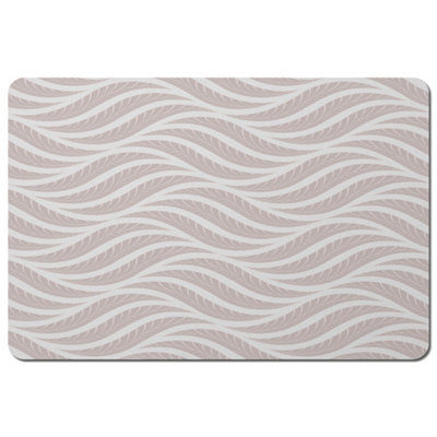 Andrew Lee Geometric Pattern With Leaves (Placemat) / Default Title from B&Q