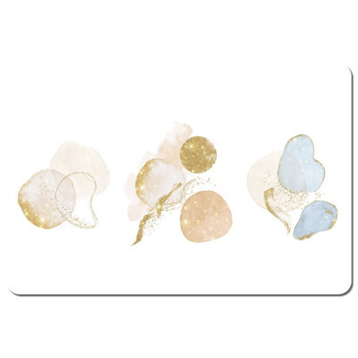 Andrew Lee Glitter Shiny Dreamy. BlushBlueWhiteBeige Watercolor Illustration & Elements (Placemat) / Default Title from B&Q