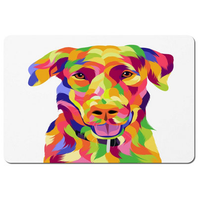 Andrew Lee Amazing Illustration Of Dog Pop Art (Placemat) / Default Title from B&Q