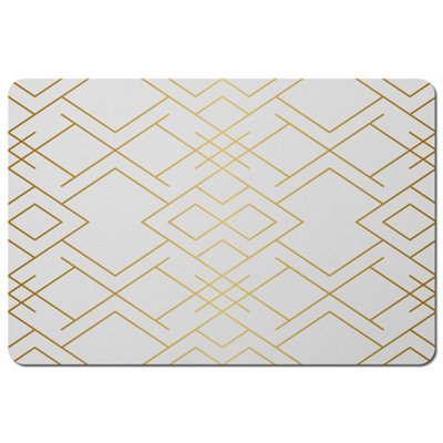 Andrew Lee Golden Geo Pattern (Placemat) / Default Title from B&Q