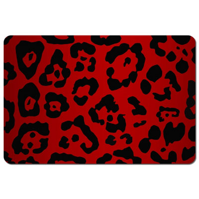 B&Q -  Red Leopard Print (Placemat) / Default Title