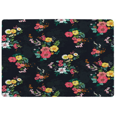 Benjamin Tate Design Floral Pattern Designer Special Soft Home Rug from B&Q