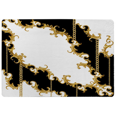 Benjamin Tate Design Baroque Designer Special Soft Home Rug from B&Q