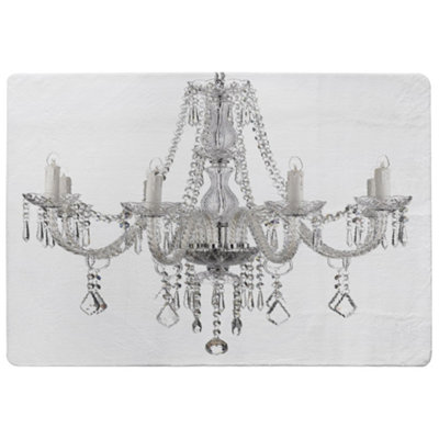 Benjamin Tate Design Chandelier Designer Special Soft Home Rug from B&Q