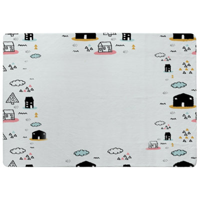 Benjamin Tate Design Scandy Doodle Designer Special Soft Home Rug from B&Q