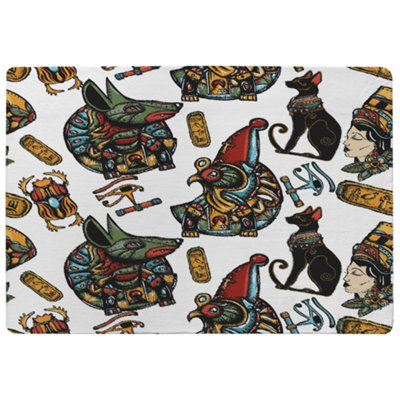 Benjamin Tate Design Queen Cleopatra. History Background Designer Special Soft Home Rug from B&Q