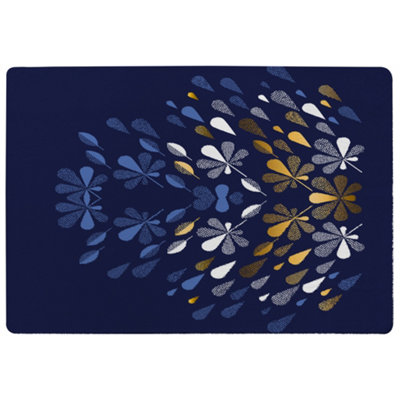 Benjamin Tate Design Autumn Print Designer Special Soft Home Rug from B&Q