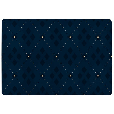 Benjamin Tate Design Diagonal Dot Stripes Designer Special Soft Home Rug from B&Q
