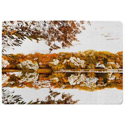 Benjamin Tate Design Autumn Lake Designer Special Soft Home Rug