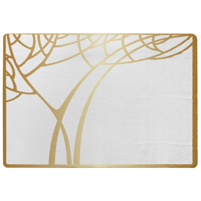 Benjamin Tate Design Golden Tree Designer Special Soft Home Rug from B&Q
