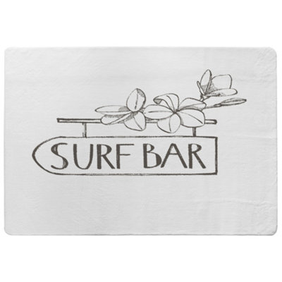 Benjamin Tate Design Surf Bar Designer Special Soft Home Rug from B&Q