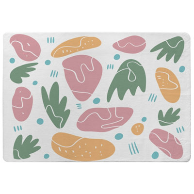 Benjamin Tate Design Abstract Nature Illustrations Designer Special Soft Home Rug from B&Q