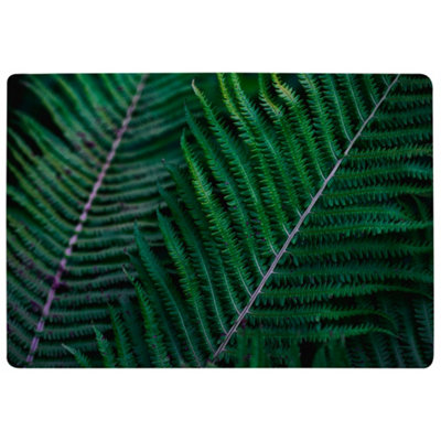 Benjamin Tate Design Green LeavesAbstract Flora Texture Designer Special Soft Home Rug from B&Q