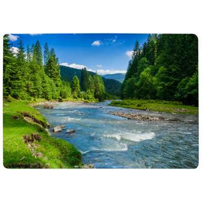 Benjamin Tate Design Beautiful Scenery Designer Special Soft Home Rug from B&Q