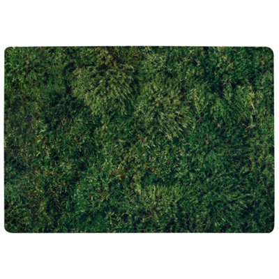 Benjamin Tate Design Natural Green Moss Designer Special Soft Home Rug from B&Q