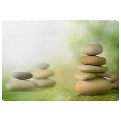 Benjamin Tate Design Rock Garden Designer Special Soft Home Rug from B&Q