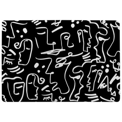 Benjamin Tate Design Geometric Shapes Repeating Designer Special Soft Home Rug from B&Q