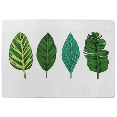 Benjamin Tate Design Four Leaves Designer Special Soft Home Rug from B&Q