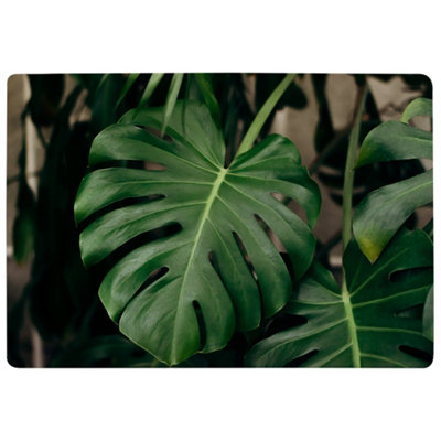 Benjamin Tate Design Monstera Leaves In Home Interior Designer Special Soft Home Rug from B&Q