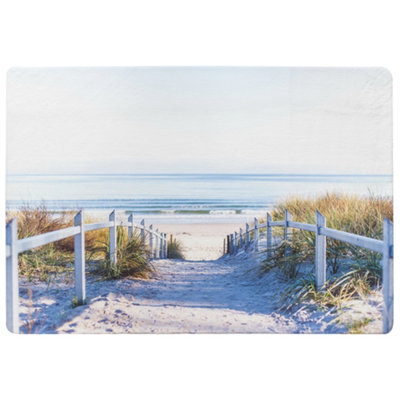 Benjamin Tate Design Path To The Beach At Baltic Sea Designer Special Soft Home Rug from B&Q