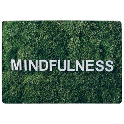 Benjamin Tate Design Wellness Mindfulness Designer Special Soft Home Rug from B&Q