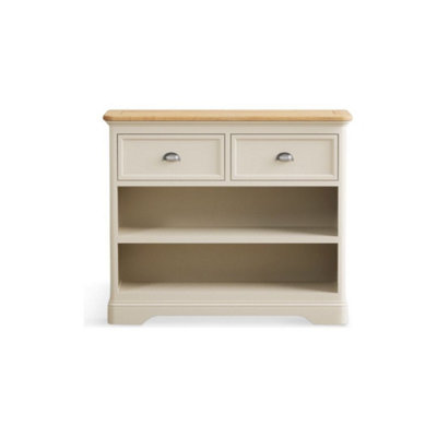 B&Q -  Ashton Oak And Cream Painted Storage Console Table