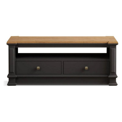 B&Q -  Bewley Oak And Charcoal Grey Painted Coffee Table