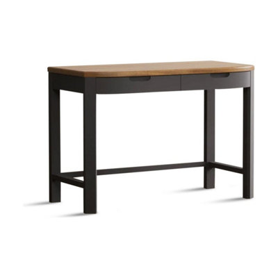 B&Q -  Brahms Oak And Charcoal Painted Compact Desk