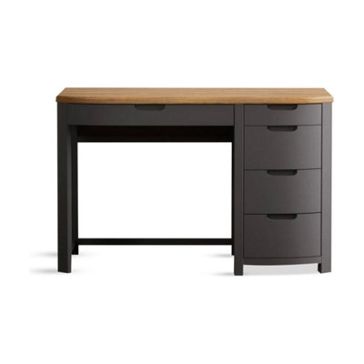 B&Q -  Brahms Oak And Charcoal Painted Computer Desk