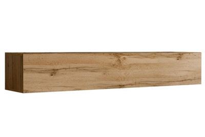 Arte Switch Rtv1 Oak Wotan Tv Cabinet 180CmWarm Wood-Effect Tv Unit With Push-Open Compartments from B&Q