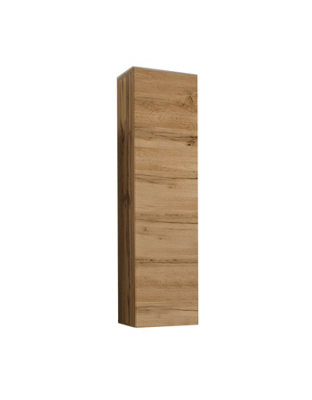 Arte Switch Sw2 Oak Wotan Tall Cabinet 30CmWarm Wood Finish With SmartEveryday Storage from B&Q